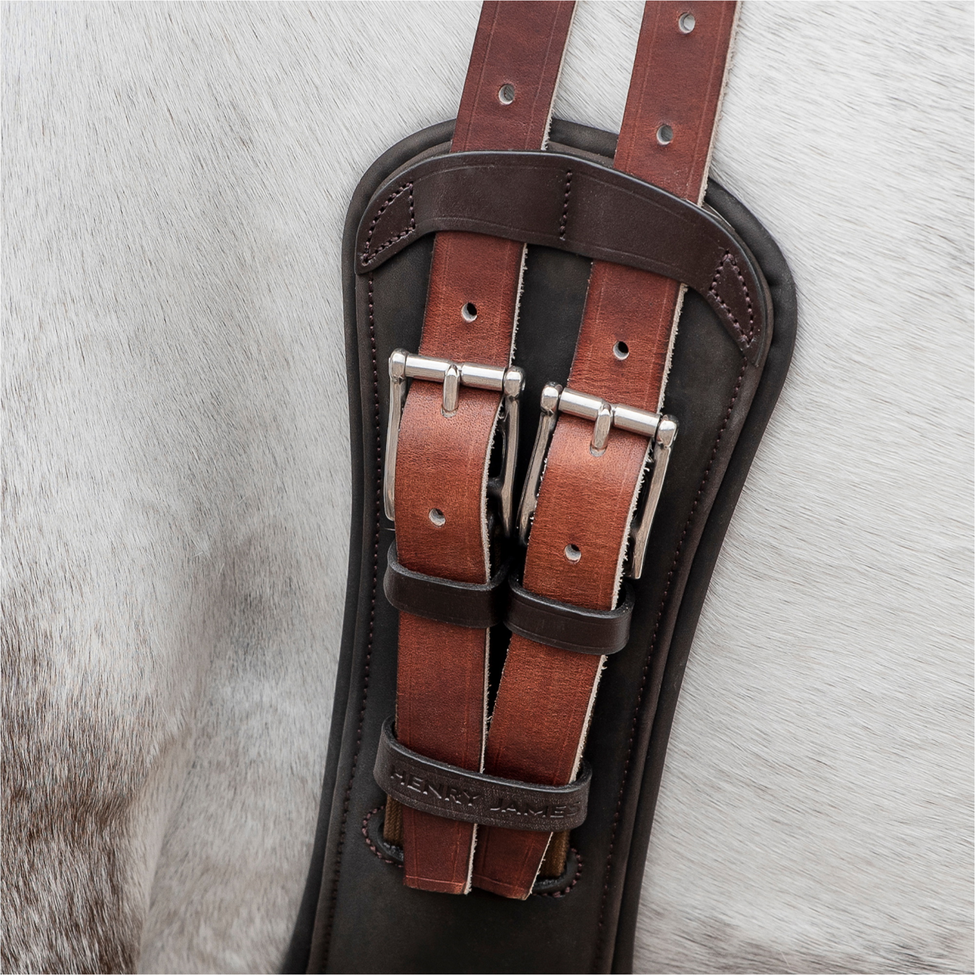 2026 Henry James Saddlery Symmetrie Anatomie Kurz Umfang GRTH - 01 - SHT - Havana Brown